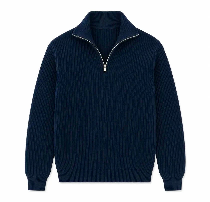Half-Zip Sweatshirt Navy
