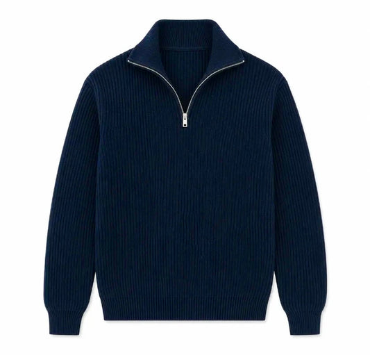 Half-Zip Sweatshirt Navy